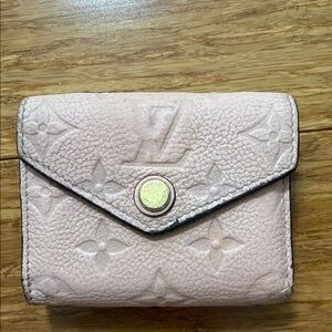 Louis Vuitton Zoe Blush Pale Pink Monogram Wallet